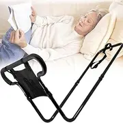 Assist Railing Stainless Steel Bed Rail Adjustable in Height Bed Assist Rail with Useful Storage Pocket Medical Bed Railing