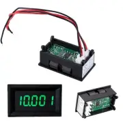 Green LED 5Digit DC 0-4.3000-33.000V Digital Voltmeter Voltage Meter Car Panel L