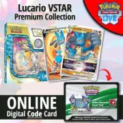 Pokémon TCG PTCGO Live Codes Lucario VSTAR Premium Collection ONLINE Code
