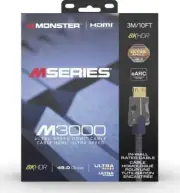 Monster VMM10008 M3000 HDMI 2.1 Cable. 3 Meter