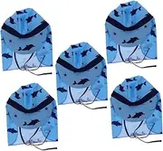 [LIFKOME] Children's Sun Hat Sun Hat with Neck Flap Beach Play Hat Girl Summer Hats Beach Cap Wide Brim Sun Hat Sun Hat Swim Beach Pool Hat Sun Hat Hat Blue Polyester