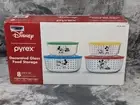 PYREX / DISNEY - Mickey Mouse 8 Piece Set (Glass Food Storage Containers) Costco