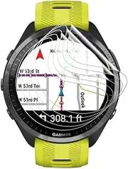 5Pcs Hydrogel Screen Protector for Garmin Forerunner 965 Smartwatch Soft HD Clear TPU Film Touch Sensitive, Self-Healing, Anti-Scratch, Ultra-Thin, Easy Installation