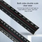 Adjustable L Shaped Limit Scriber Rule Measuring Drafting Tool Metal