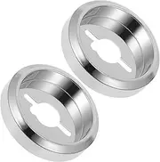 HIAKDOFT 2pcs Plastic Stove Knob Base for Gas Oven Cooktop Rotating Design Easy Installation Smooth Operation for Safety Kitchen Supplies