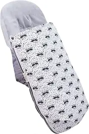 Janabebé Universal Baby Footmuff Sack for Pushchairs (Bugaboo, Graco, Cybex) (Raccoon, Fleece)