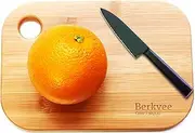 2 PCs Berkvee Small Bamboo Wood Cutting Board Set – Mini Lightweight Wooden Cutting Board- BPA Free
