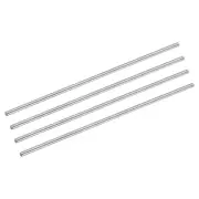 4Pcs 304 Stainless Steel Round Rods 5mm x 250mm for RC DIY Craft Tool