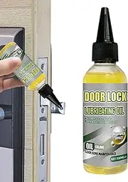 Door Lock Lubricant | 100ml Door Hinge Oil - Chain Lube, Great for Sliding Doors, Garage Doors, Stiff Hinges, and Stuck Locks, Reduce Friction and Wear, Protects Against Rust Hoffti