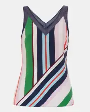 NEW TED BAKER LONDON BAY OF HONOR MESH TRIM CAMI TOP BlOUSE SIZE 10 SLEEVELESS