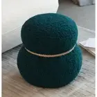 Green Suitable Light Camel Snowman Stool Playful & Cute with Plush Grig Cushions