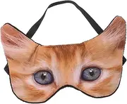 OATIPHO Cartoon Dog Cat Eye Mask Cute Sleep Eye Mask for Women Soft Blindfold for Sleeping Office and Travel Night Masks for Sleeping Comfortable Eye Cover
