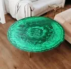 48" Stunning Random Work Coffee Table Top Marble Round Counter Top Centerpiece