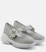 [Roger Vivier] Roger Vivier Viv Run sneakers AU 10 silver