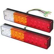 Trailer Lights LED Tail Lights Truck Ute Caravan Indicator 12V Lamp Stop - 2x