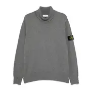 [Stone Island] Stone Island Detachable-Compass Sweater L GREY