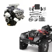 For 1:10 RC TRX4 SCX10 RC4WD Car V8 Engine F82 Motor Cooling Fan Radiator Parts