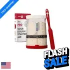 34 oz Sourdough Bread Starter Kit - Complete with Silicone Cover & Thermometer