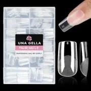 Medium Square Gel Nail Tips Half Matte 312pcs Medium C-Medium Square Full