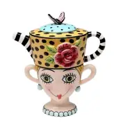 Appletree Dolly Mama's Sugar High Social - Lady Lux Tea For One By Babs Teapot