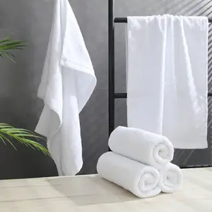 50條裝一次性純棉白色毛巾洗浴澡堂餐廳足療酒店賓館旅行民宿面巾