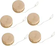 Kisangel 5pcs Wooden Balls Educational Outdoor for Hand Eye Coordination Physical Skills Construction Present for Unisex