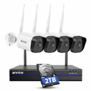 4K 16CH Expandable NVR with 5MP Wireless Security Camera System Outdoor, 4Pcs...