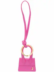 Jacquemus Mini Chiquito Keyring in Pink