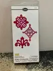 NEW Sizzix 3-piece decorative die set 657999 Snowflake Valentine Wedding