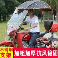 在飛比找Yahoo!奇摩拍賣優惠-電動車摩托車電瓶車踏板車擋雨防曬遮陽雨棚篷車棚篷遮雨棚罩雨傘