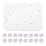 1000pcs 4mm Bicone Glass Crystal Beads, Faceted Beads with Box White AB