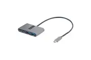StarTech.com 4-Port USB-C Hub with 100W Power Delivery Pass-Through, 2x USB-A + 2x USB-C, 5Gbps, 1ft/30cm Long Cable, Portable USB 3.0 Hub - Portable