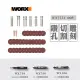 【WORX 威克士】WX750/WX106 適配鑽孔+雕刻 + 切割套裝（45 件套）(WA7221)