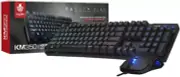 KM350 Desktop Keyboard & Mouse Gaming Combo Rainbow LED, 19 Key Anti-Ghosting, M
