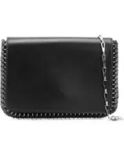 BNWT Paco Rabanne Black Chain Mail Disc Ring Shoulder Crossbody Handbag Bag