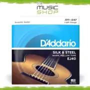 D'Addario EJ40 Silk & Steel 11-47 Light Acoustic Guitar Strings