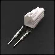 DAHUOKUP 5 Set 9 Hole 928522-1 Plastic Housing Male Plug Female Socket Automobile Parts 928523-1 Auto Electrical Connector(White)