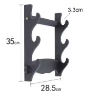 Wall Mount Samurai Sword Holder Stand Tanto Katana Hanger Bracket Rack 3 Tier