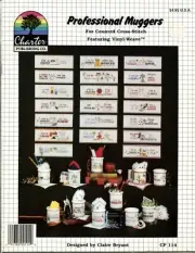 Professional Muggers - features Jobs, cross stitch leaflet - vinyl weave - CP114