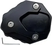 Kickstand Pad | Bike Kickstand Extender | Foot Pad Support Plate | Motorcycle Parking Stabilizer with Anti-Slip Base to Prevent Sinking on Soft Ground Like Grass, Crafted for Camping,, Mountaineering
