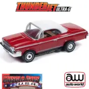 Auto World Chevy Impala Red Thunderjet R25 HO Slot Car SC340 for AFX