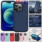 Rugged Shockproof Heavy Duty Cover For iPhone 16e 15 14 13 12 11 Pro Max XR Case