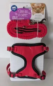 Whisker City Adult Large Cat Comfort Harness & Leash - Red - New With Tag