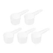 5 x Plastic Measuring Spoons Powder Scoops Spoon Table Spoon 30g/60ml Clear