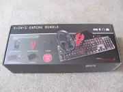 TekNmotion Nibiru 4-in-1 Gaming Bundle: Keyboard, Mouse, Headset, Mousepad-PC
