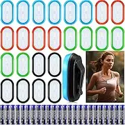 Kittmip 24 Pcs LED Safety Light Clip on Flashing Strobe Lights High Visibility Hands Free Running Lights for Runners, Dogs, Bike, Walking, Bicycle Helmet Hats Reflective Gear