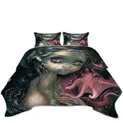 Beautiful Fantasy Painting Dumbo Octopus Mermaid Coverlet