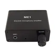 3.5mm ME1 Audio Preamplifier Mixing Board Microphone Amplifier K6V75866