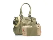 NWT Storksak Olivia Diaper Bag Detachable Shoulder Strap Moss NEW w/ tags