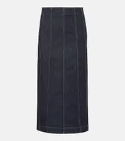[Veronica Beard] Veronica Beard Fiona denim maxi skirt AU 4 blue